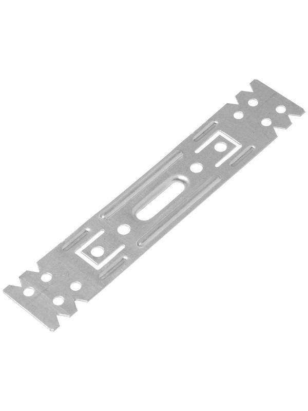 Подвес профилей ТУНДРА krep, прямой, укороченный, 60х27 мм, цинк, в упаковке 1 шт.