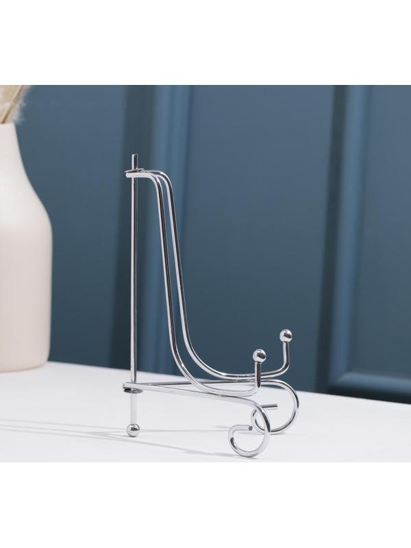 Подставка под тарелки, 17×11 см, цвет хром