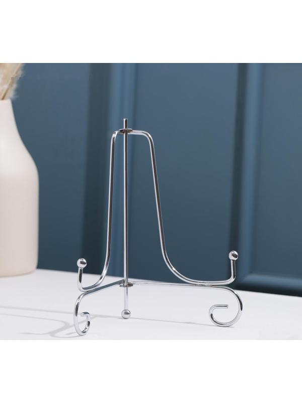 Подставка под тарелки, 17×11 см, цвет хром