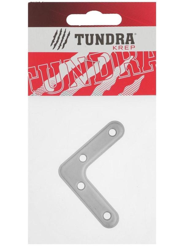 Угольник ТУНДРА krep, УГ-50, без покрытия, в упаковке 1 шт.