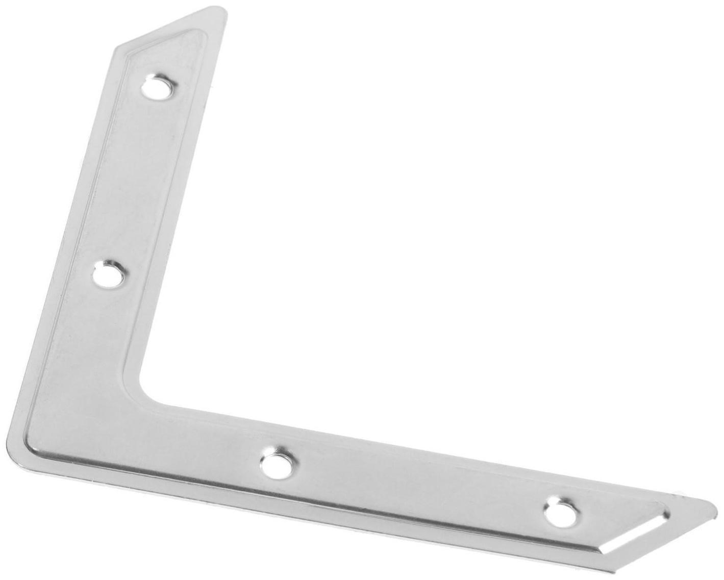 Угольник ТУНДРА krep, УГ-100, оцинкованный, в упаковке 1 шт.