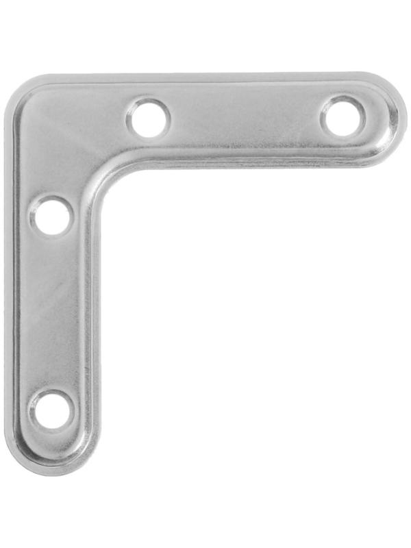 Угольник ТУНДРА krep, УГ-50, цинк, в упаковке 1 шт.