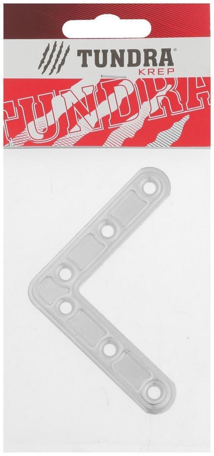 Угольник ТУНДРА krep, УГ-70/2, оцинкованный, в упаковке 1 шт.