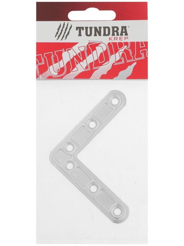 Угольник ТУНДРА krep, УГ-70/2, оцинкованный, в упаковке 1 шт.