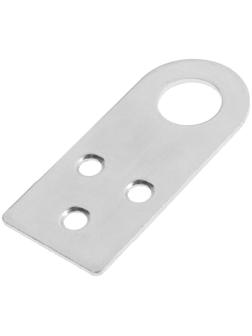 Пробой-ушко ТУНДРА krep, 30х70 мм, цинк, в упаковке 1 шт.