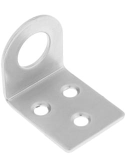 Пробой-ушко ТУНДРА krep, гнутое, 30х70 мм, цинк, в упаковке 1 шт.