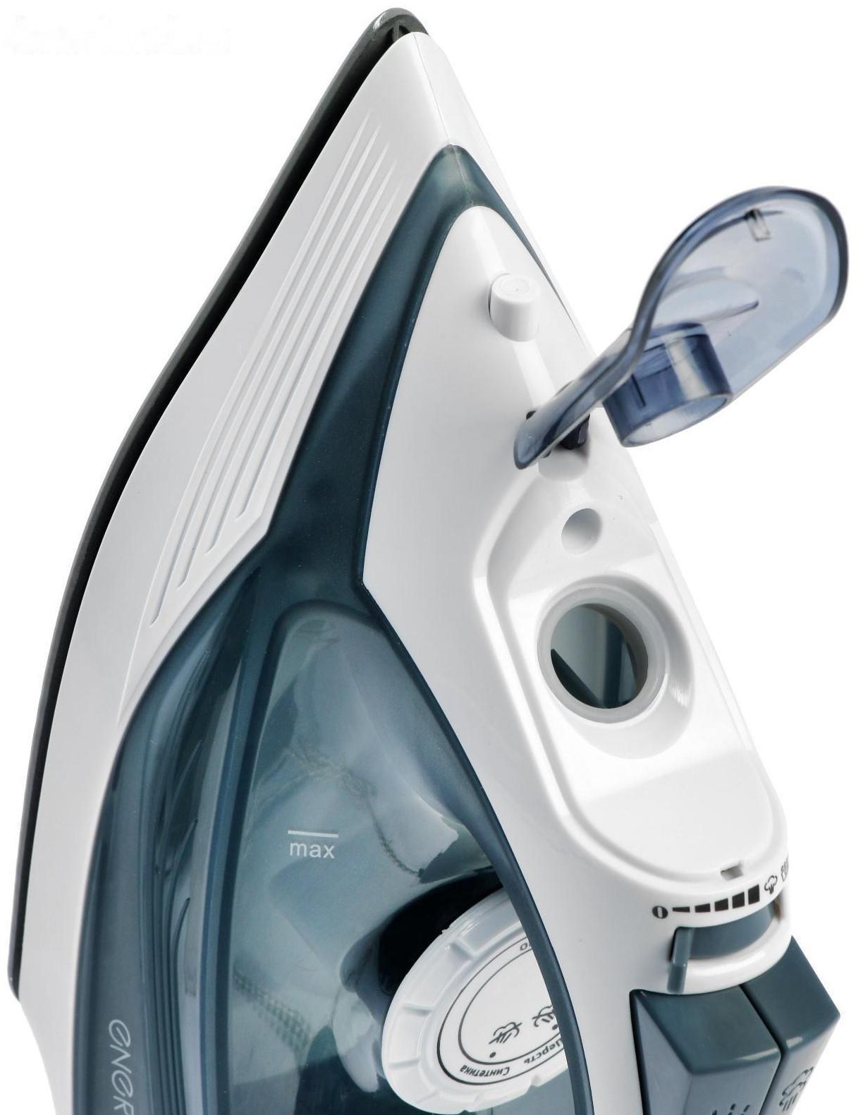 Утюг ENERGY EN-302, 1800-2200 Вт, керамическая подошва, 300 мл, серый