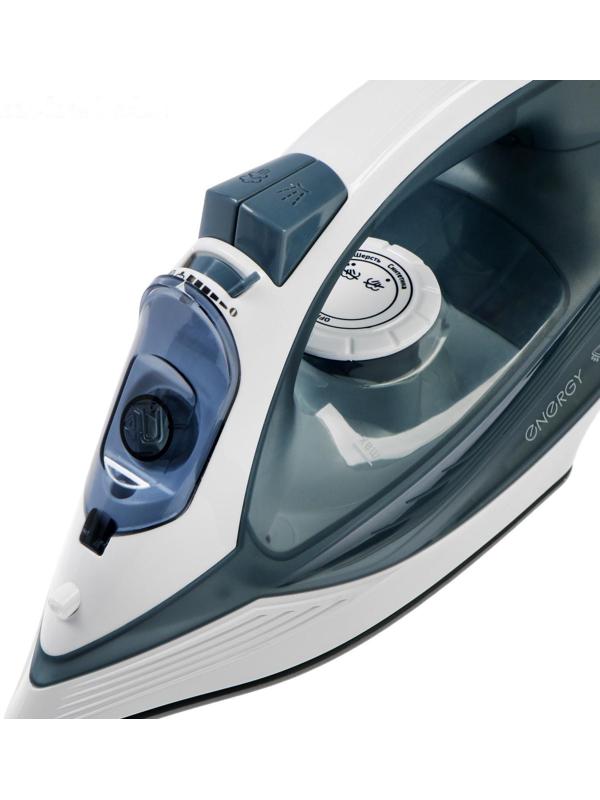 Утюг ENERGY EN-302, 1800-2200 Вт, керамическая подошва, 300 мл, серый