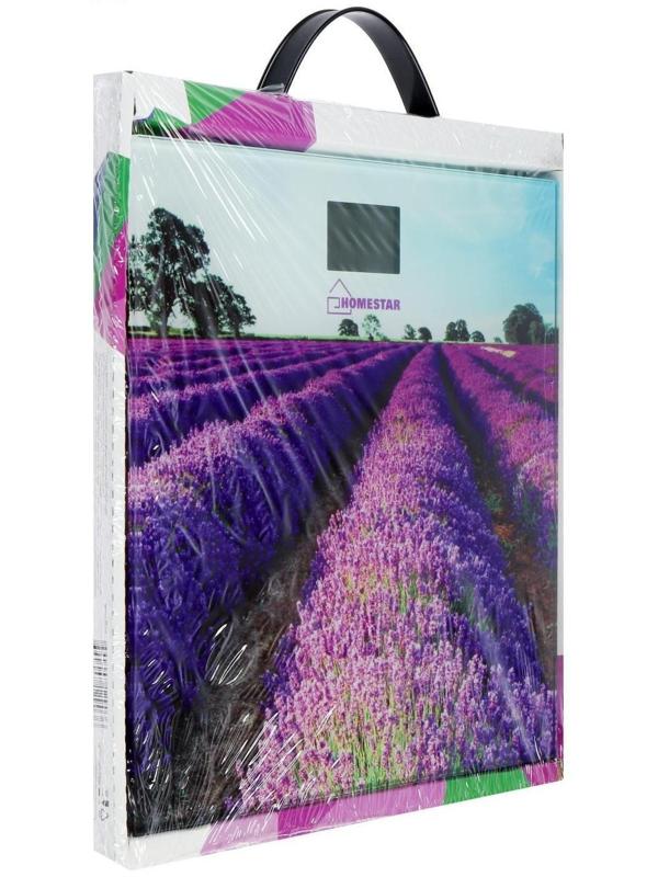 Весы напольные HOMESTAR HS-6001G, электронные, до 180 кг, 1хCR2032, стекло, фиолетовые