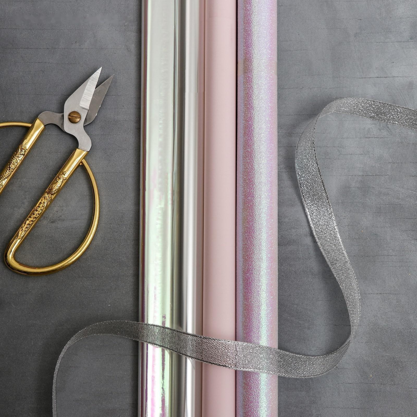 Набор упаковочной бумаги для цветов «Розовое счастье», 13 листов, 50 х 70 см