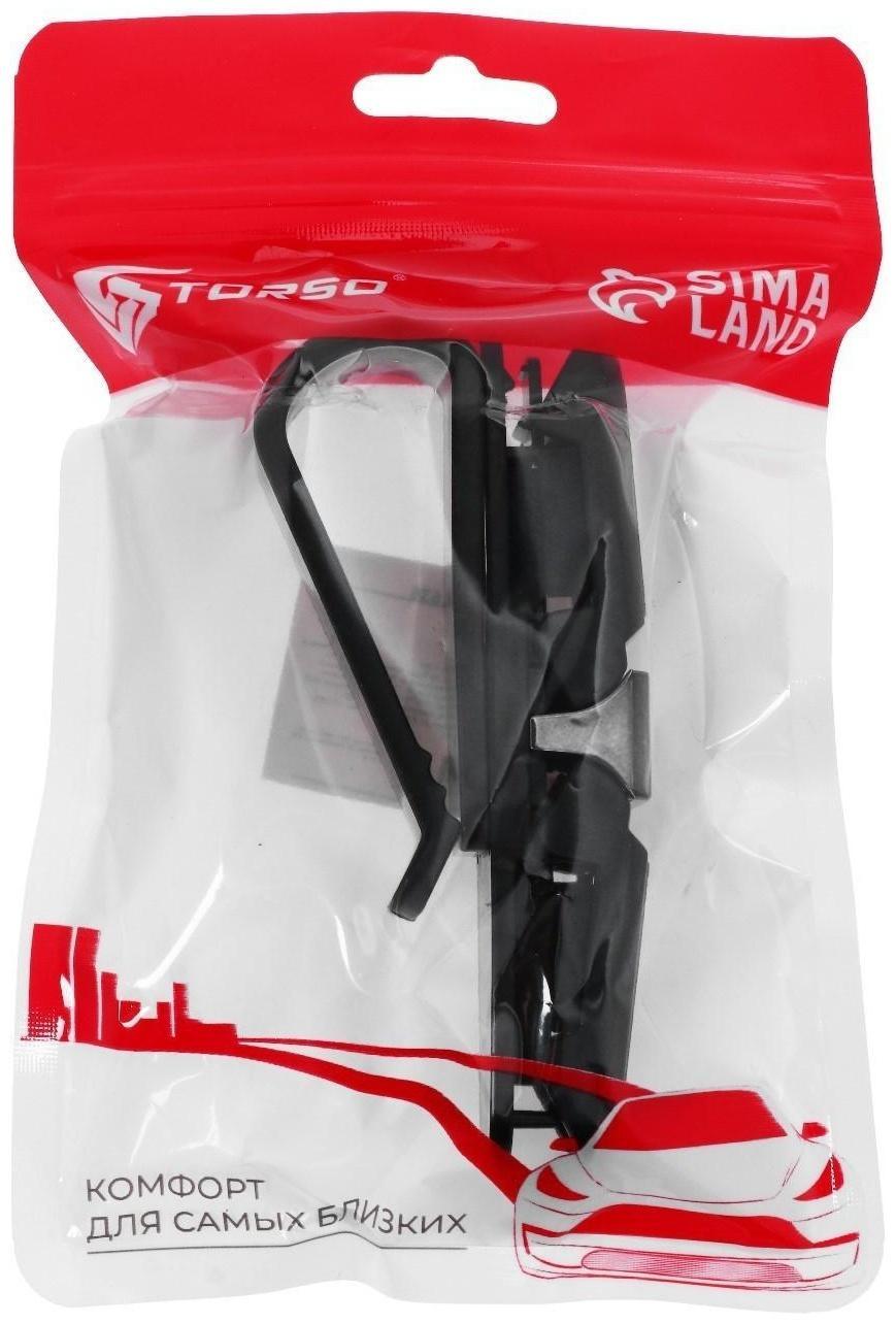 Держатель очков TORSO, зажим, черный