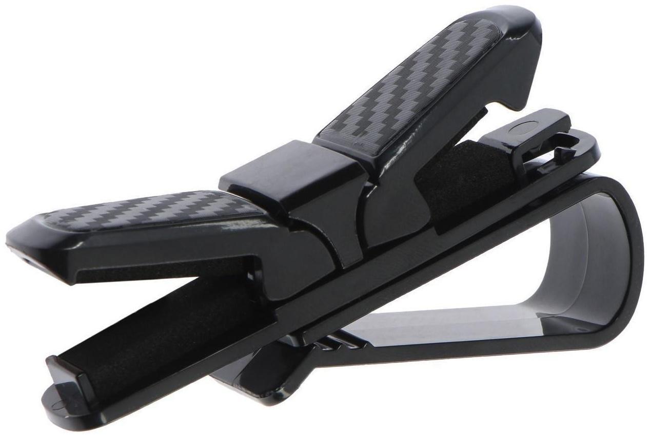 Держатель очков TORSO, зажим, черный