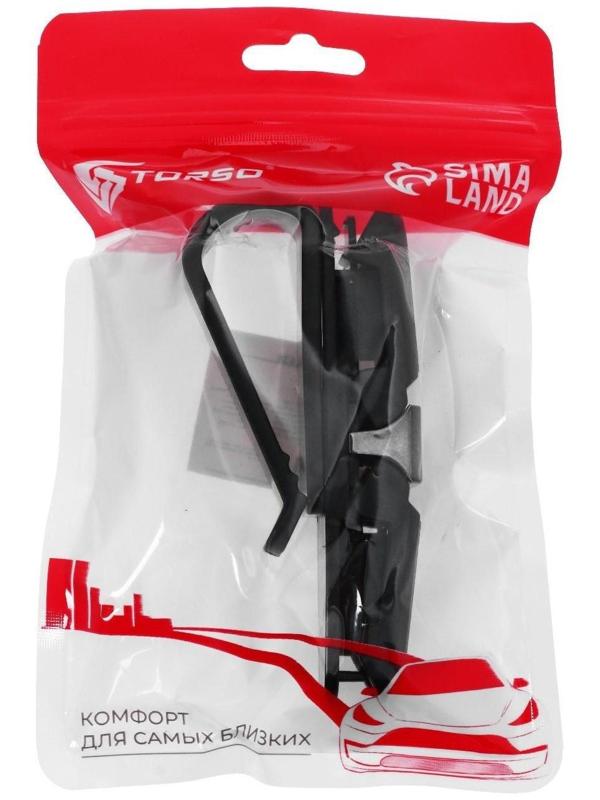 Держатель очков TORSO, зажим, черный