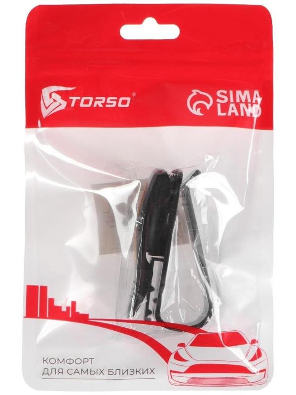 Держатель очков TORSO, зажим, черный