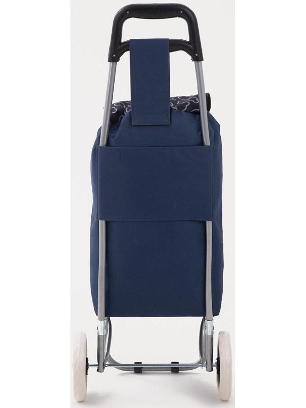 Сумка хозяйственная на тележке на шнуре, цвет синий