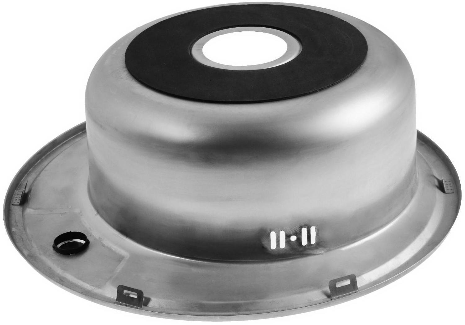 Мойка кухонная MIXLINE 528182, врезная, толщина 0.6 мм, 49х49х17 см, вып. 3 1/2