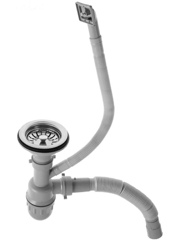 Мойка кухонная MIXLINE 528182, врезная, толщина 0.6 мм, 49х49х17 см, вып. 3 1/2