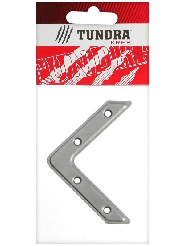 Угольник ТУНДРА krep, УГ-75, без покрытия, в упаковке 1 шт.