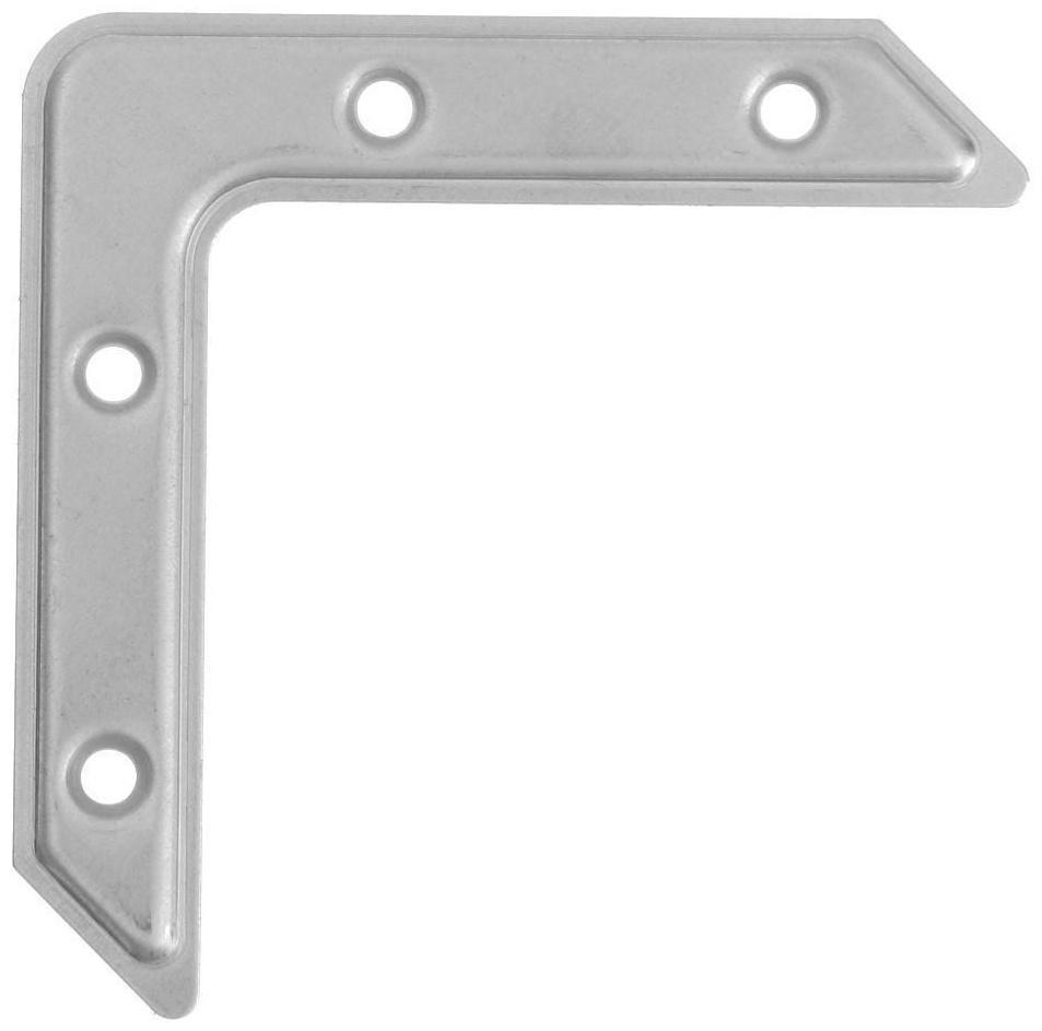 Угольник ТУНДРА krep, УГ-75, оцинкованный, в упаковке 1 шт.