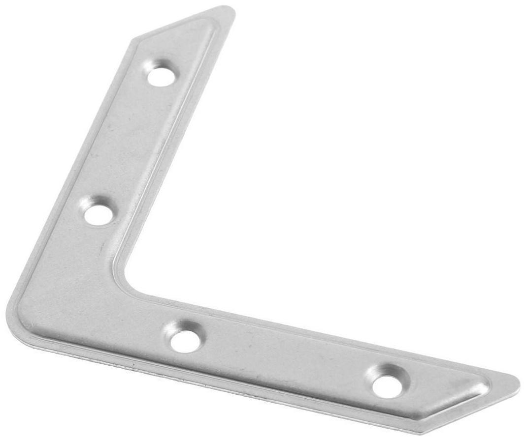 Угольник ТУНДРА krep, УГ-75, оцинкованный, в упаковке 1 шт.