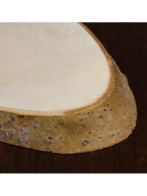 Спил осины, косой, 50х25 ±2см