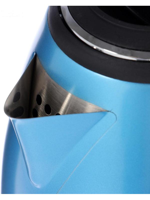 Чайник электрический HOMESTAR HS-1010, металл, 1.8 л, 1500 Вт, синий