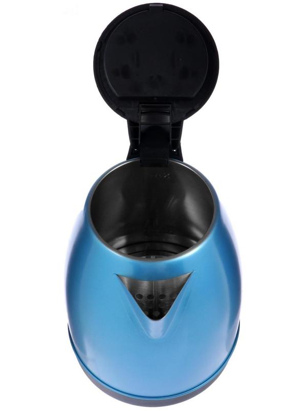 Чайник электрический HOMESTAR HS-1010, металл, 1.8 л, 1500 Вт, синий