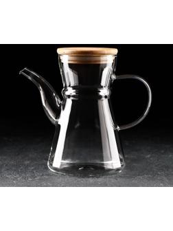 Чайник стеклянный заварочный «Эко. Восток», 800 мл, 18×11,5×17 см