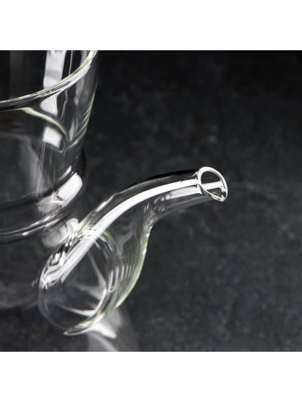 Чайник стеклянный заварочный «Эко. Восток», 800 мл, 18×11,5×17 см