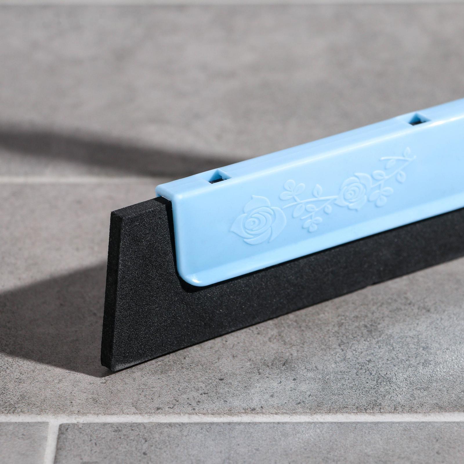 Водосгон для пола Доляна, черенок из нержавеющей стали, 35×2×90 см