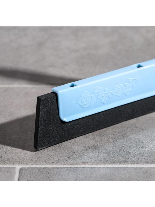 Водосгон для пола Доляна, черенок из нержавеющей стали, 35×2×90 см