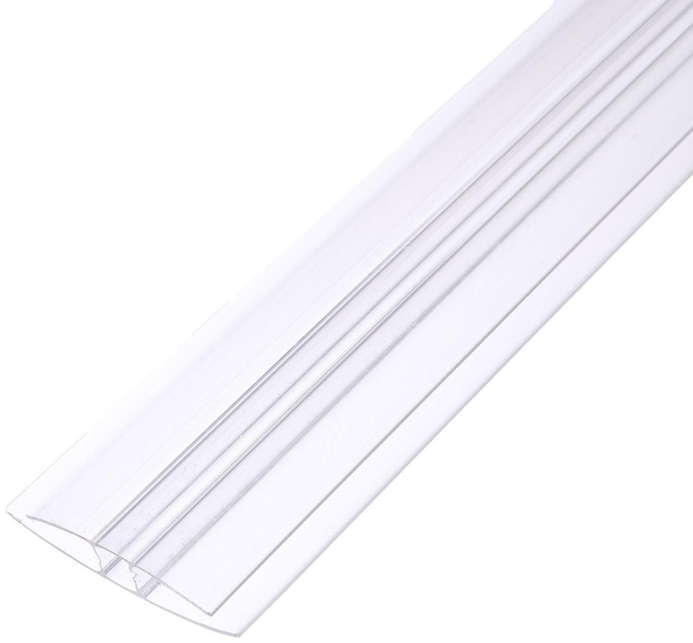 Профиль соединительный для поликарбоната, толщина 4 - 6 мм, длина 6 м, универсальный, Novattro