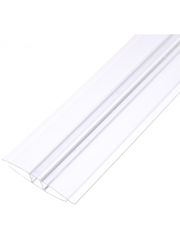 Профиль соединительный для поликарбоната, толщина 4 - 6 мм, длина 6 м, универсальный, Novattro