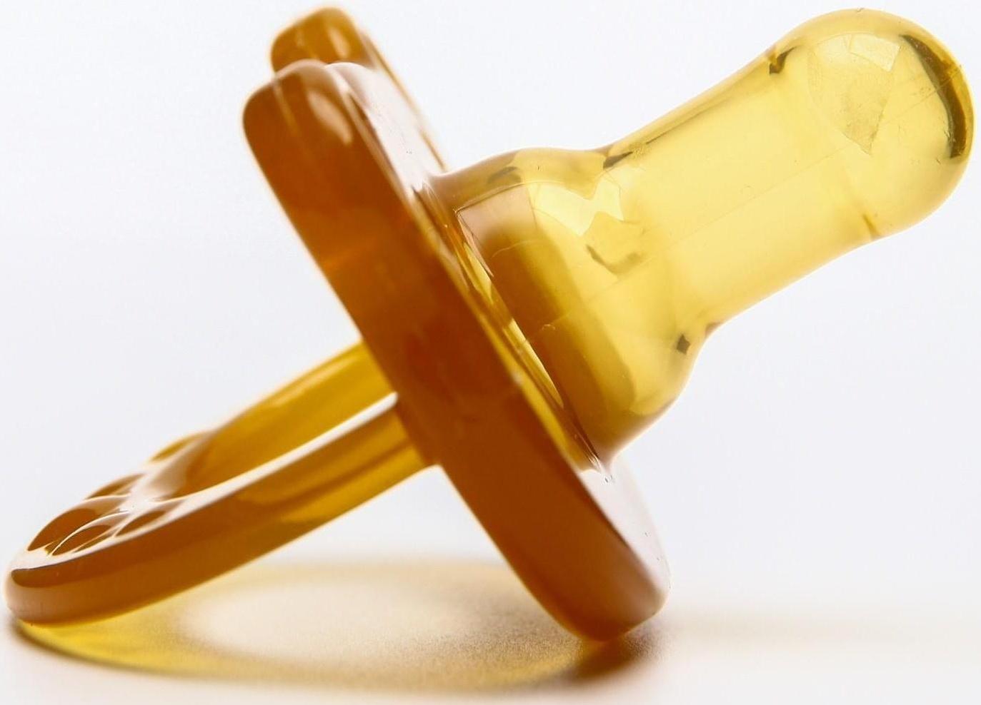 Пустышка цельносиликоновая, от 0 мес., классическая, «Мишка»