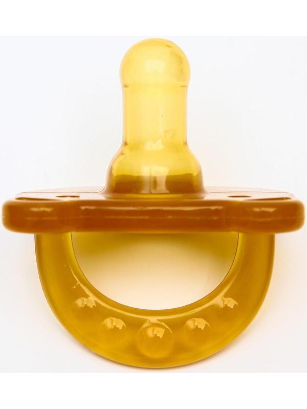 Пустышка цельносиликоновая, от 0 мес., классическая, «Мишка»