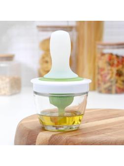 Ёмкость для масла с кисточкой, d=10 см