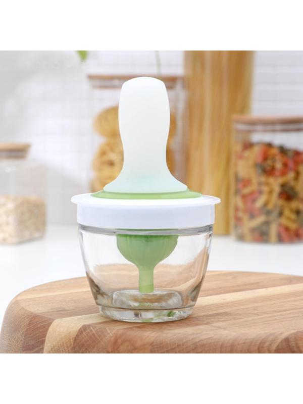 Ёмкость для масла с кисточкой, d=10 см