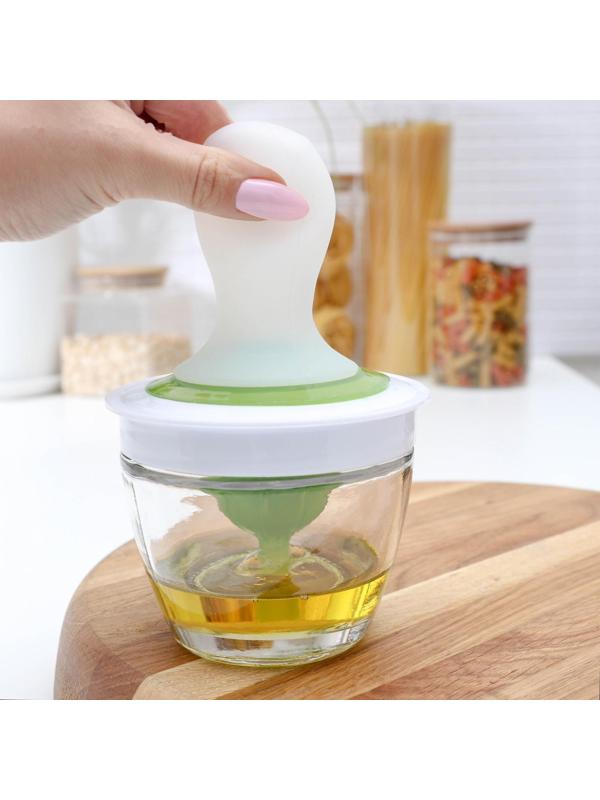 Ёмкость для масла с кисточкой, d=10 см