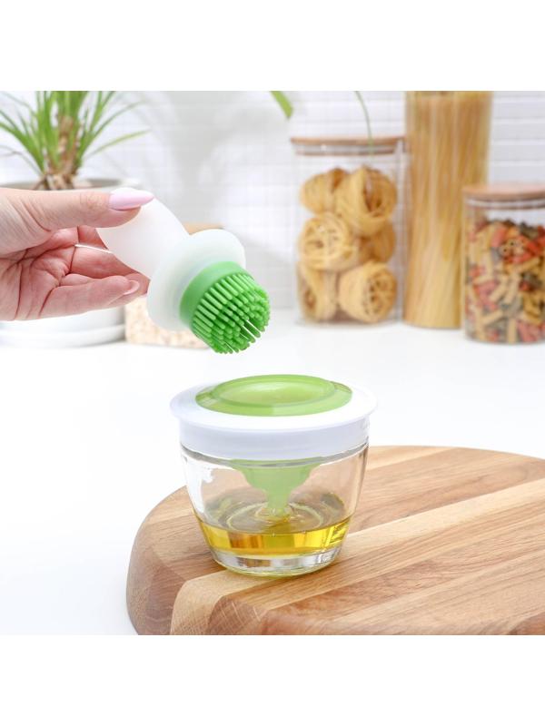 Ёмкость для масла с кисточкой, d=10 см