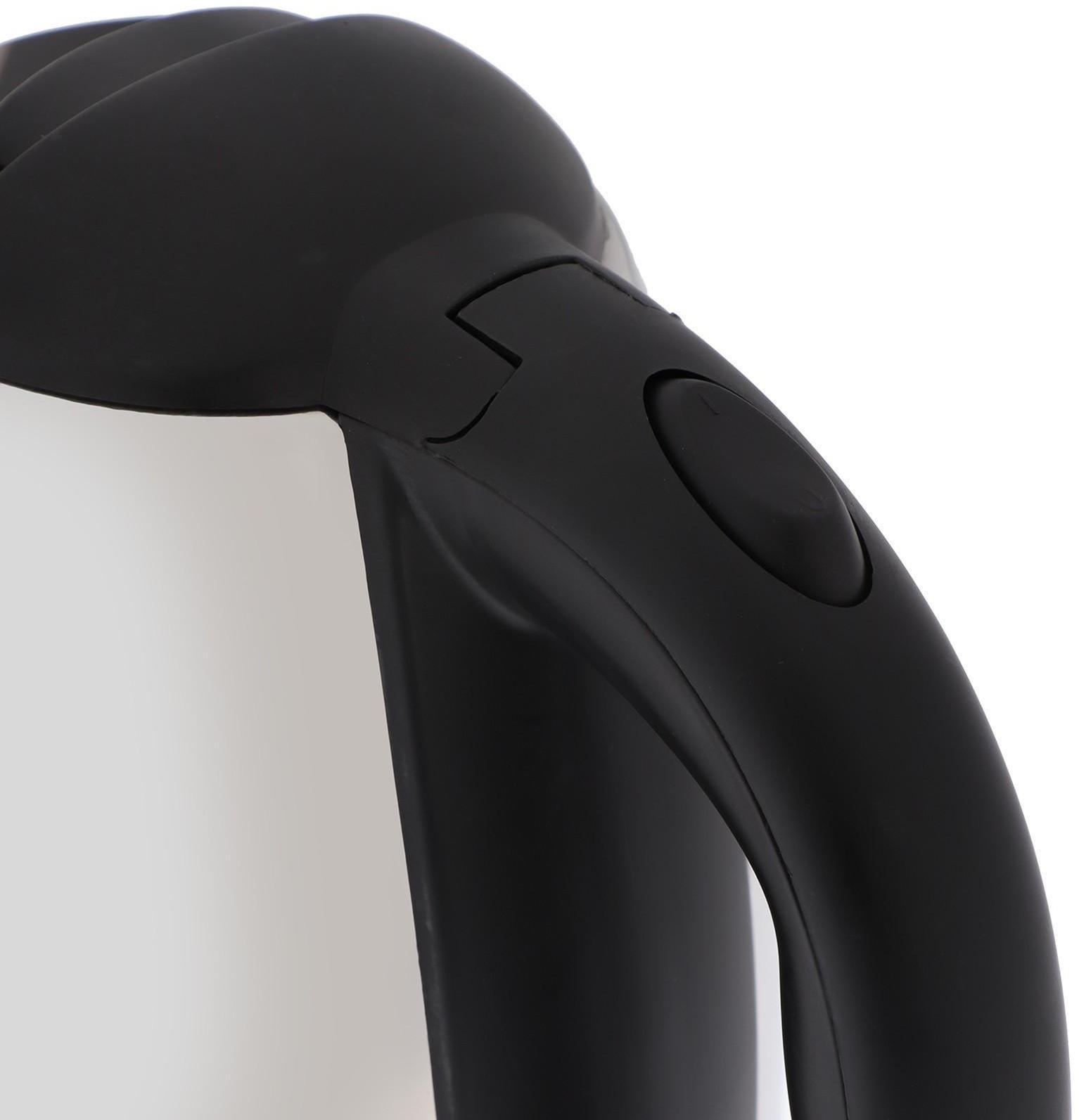 Чайник электрический Luazon LSK-1805, металл, 1.8 л, 1500 Вт, серебристый