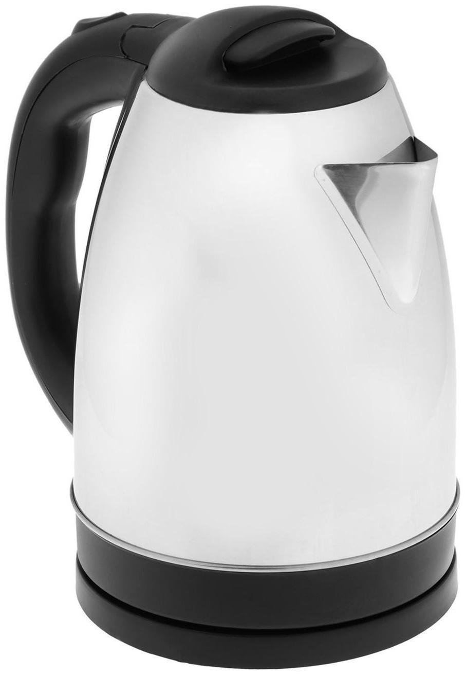 Чайник электрический Luazon LSK-1805, металл, 1.8 л, 1500 Вт, серебристый