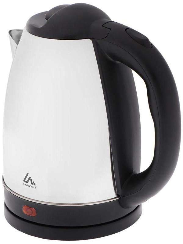 Чайник электрический Luazon LSK-1805, металл, 1.8 л, 1500 Вт, серебристый