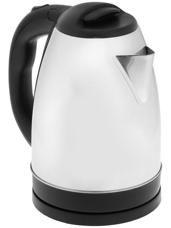 Чайник электрический Luazon LSK-1805, металл, 1.8 л, 1500 Вт, серебристый