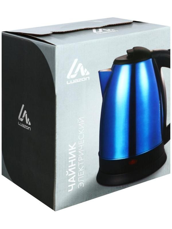 Чайник электрический Luazon LSK-1804, металл, 1.8 л, 1500 Вт, красный