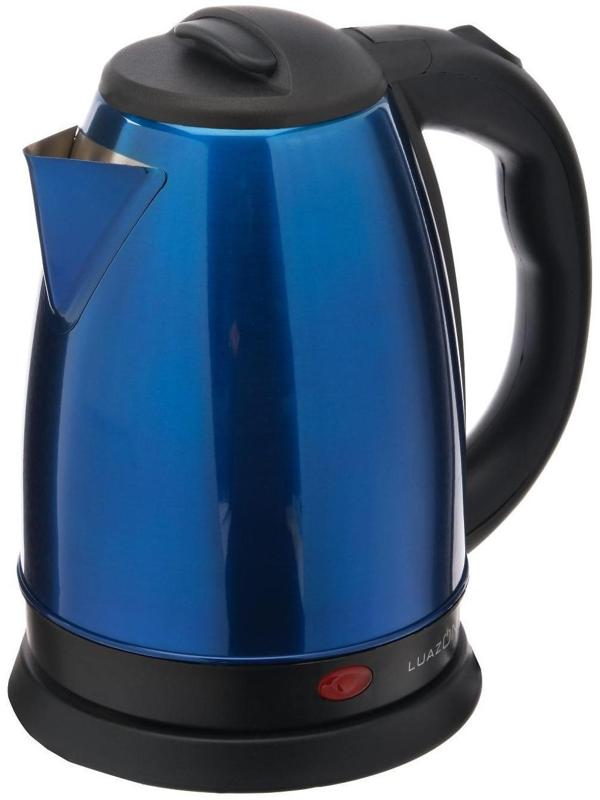 Чайник электрический Luazon LSK-1804, металл, 1.8 л, 1500 Вт, синий