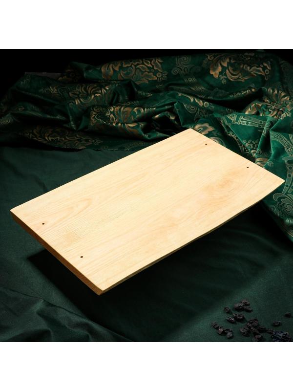 Столешница деревянная из слэба, 50х30 см, массив вяза