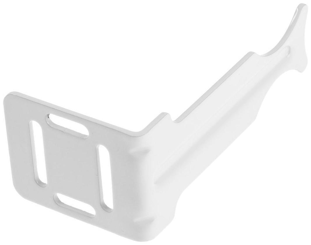 Кронштейн ТУНДРА, для радиатора 3-сторонний полимер, 1 шт.