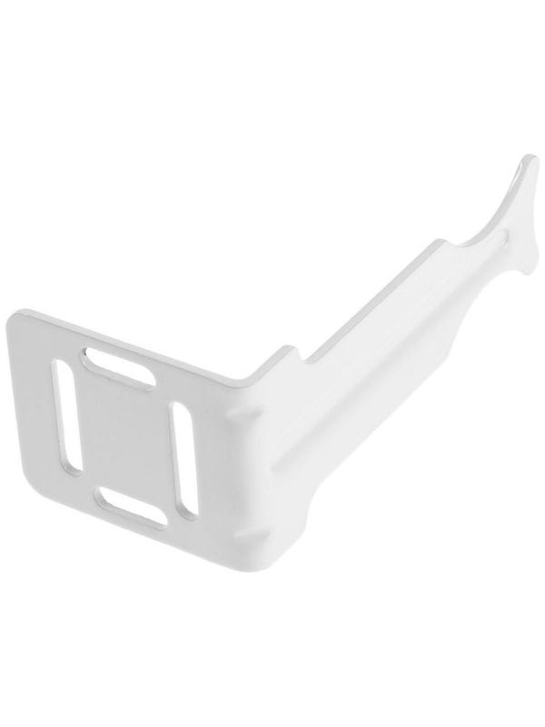 Кронштейн ТУНДРА, для радиатора 3-сторонний полимер, 1 шт.