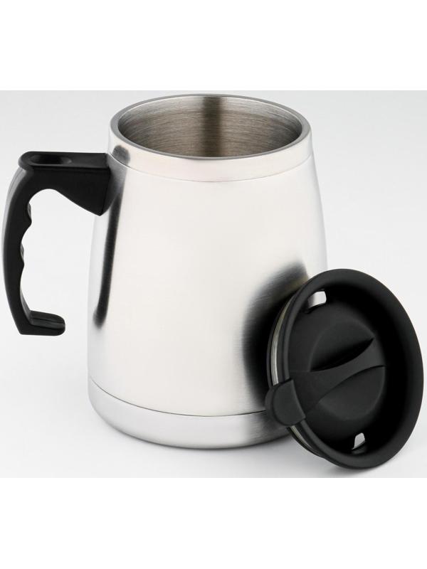 Термокружка, серия: Camping, с крышкой, 500 мл, 13 х 13.5 см