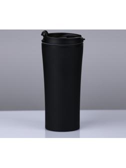Термокружка, серия: For you, 450 мл, сохраняет тепло 2 ч, 8 х 19 см, чёрная